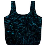 Dark Green Queen Anne s Lace Hillside Full Print Recycle Bag (XL) Front