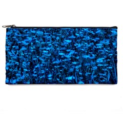 Blue Queen Anne s Lace Hillside Pencil Cases by okhismakingart