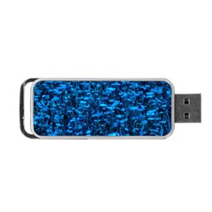 Blue Queen Anne s Lace Hillside Portable Usb Flash (one Side) by okhismakingart