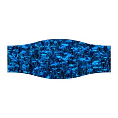 Blue Queen Anne s Lace Hillside Stretchable Headband by okhismakingart