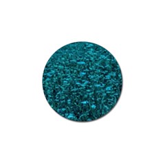 Blue-green Queen Annes Lace Hillside Golf Ball Marker by okhismakingart