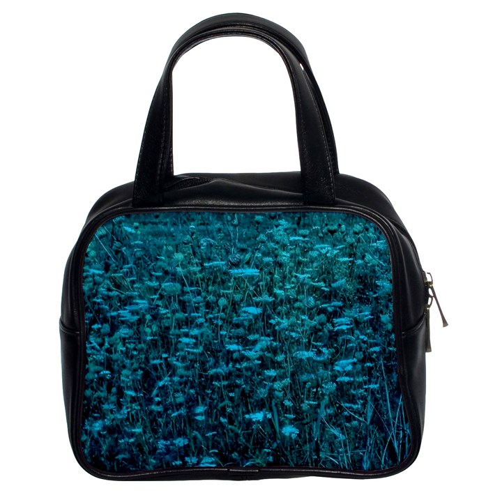 Blue-Green Queen Annes Lace Hillside Classic Handbag (Two Sides)