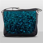 Blue-Green Queen Annes Lace Hillside Messenger Bag Front