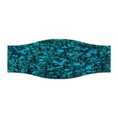 Blue-green Queen Annes Lace Hillside Stretchable Headband by okhismakingart