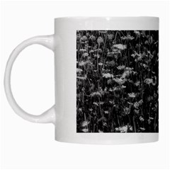 Black And White Queen Anne s Lace Hillside White Mugs by okhismakingart