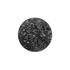 Black And White Queen Anne s Lace Hillside Golf Ball Marker by okhismakingart