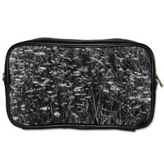 Black And White Queen Anne s Lace Hillside Toiletries Bag (two Sides) by okhismakingart