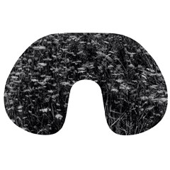 Black And White Queen Anne s Lace Hillside Travel Neck Pillows