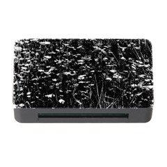 High Contrast Black And White Queen Anne s Lace Hillside Memory Card Reader With Cf by okhismakingart