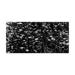 High Contrast Black And White Queen Anne s Lace Hillside Yoga Headband by okhismakingart