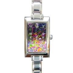 Magic Butterfly Rectangle Italian Charm Watch by okhismakingart