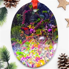 Magic Butterfly Ornament (oval) by okhismakingart