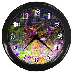 Magic Butterfly Wall Clock (black) by okhismakingart