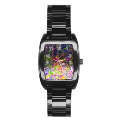 Magic Butterfly Stainless Steel Barrel Watch by okhismakingart