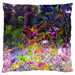 Magic Butterfly Standard Flano Cushion Case (two Sides) by okhismakingart