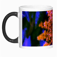 Yellow, Pink, And Blue Sumac Bloom Morph Mugs by okhismakingart