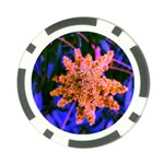 Yellow, Pink, and Blue Sumac Bloom Poker Chip Card Guard (10 pack) Front