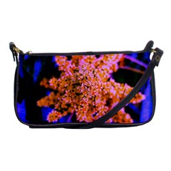 Yellow, Pink, And Blue Sumac Bloom Shoulder Clutch Bag by okhismakingart