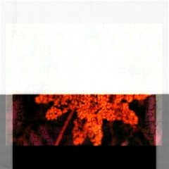 Orange Sumac Bloom Rectangular Jigsaw Puzzl by okhismakingart