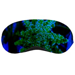 Blue And Green Sumac Bloom Sleeping Masks by okhismakingart