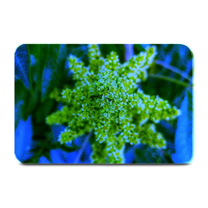 Lime Green Sumac Bloom Plate Mats