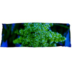 Lime Green Sumac Bloom Body Pillow Case Dakimakura (two Sides) by okhismakingart