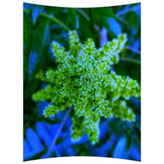 Lime Green Sumac Bloom Back Support Cushion by okhismakingart