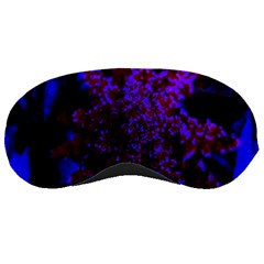 Maroon And Blue Sumac Bloom Sleeping Masks by okhismakingart