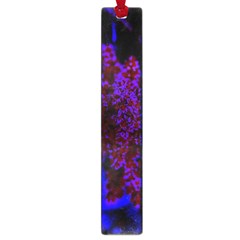 Maroon And Blue Sumac Bloom Large Book Marks by okhismakingart