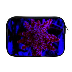 Maroon And Blue Sumac Bloom Apple Macbook Pro 17  Zipper Case by okhismakingart