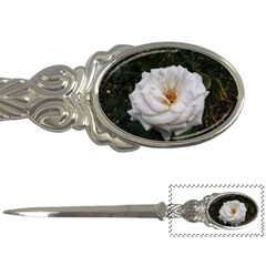 White Smooth Rose Letter Opener by okhismakingart