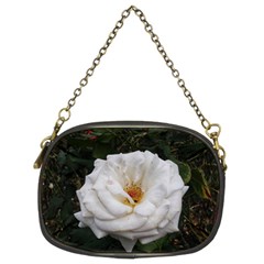 White Smooth Rose Chain Purse (two Sides) by okhismakingart