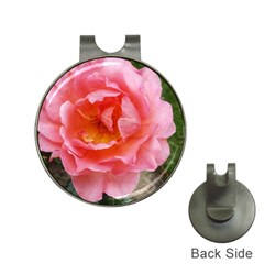 Pink Rose Hat Clips With Golf Markers by okhismakingart