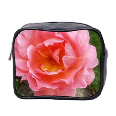 Pink Rose Mini Toiletries Bag (two Sides) by okhismakingart