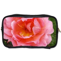 Pink Rose Toiletries Bag (one Side) by okhismakingart