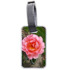 Pink Rose Luggage Tags (two Sides) by okhismakingart