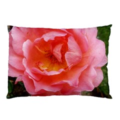 Pink Rose Pillow Case (two Sides) by okhismakingart