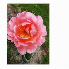 Pink Rose Large Garden Flag (two Sides) by okhismakingart