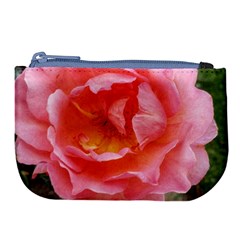 Pink Rose Large Coin Purse by okhismakingart