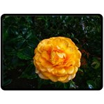 Yellow Rose Fleece Blanket (Large)  80 x60  Blanket Front