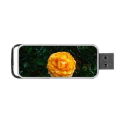 Yellow Rose Portable Usb Flash (one Side)