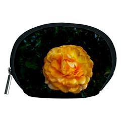 Yellow Rose Accessory Pouch (medium) by okhismakingart