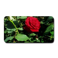 Deep Red Rose Medium Bar Mats by okhismakingart