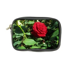 Deep Red Rose Coin Purse by okhismakingart