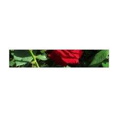 Deep Red Rose Flano Scarf (mini) by okhismakingart