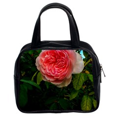 Complex Pink Rose Classic Handbag (two Sides) by okhismakingart