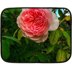 Complex Pink Rose Fleece Blanket (mini) by okhismakingart