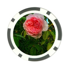 Complex Pink Rose Poker Chip Card Guard (10 Pack) by okhismakingart