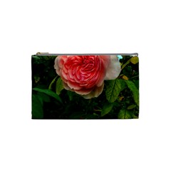 Complex Pink Rose Cosmetic Bag (small) by okhismakingart