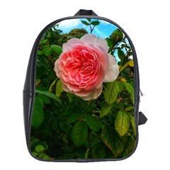 Complex Pink Rose School Bag (large) by okhismakingart